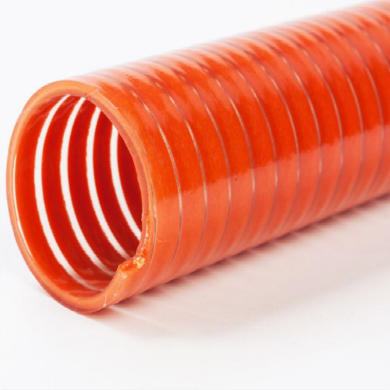 Manguera de hélice de succión corrugada de PVC de alta presión colorida de la venta caliente hecha en China