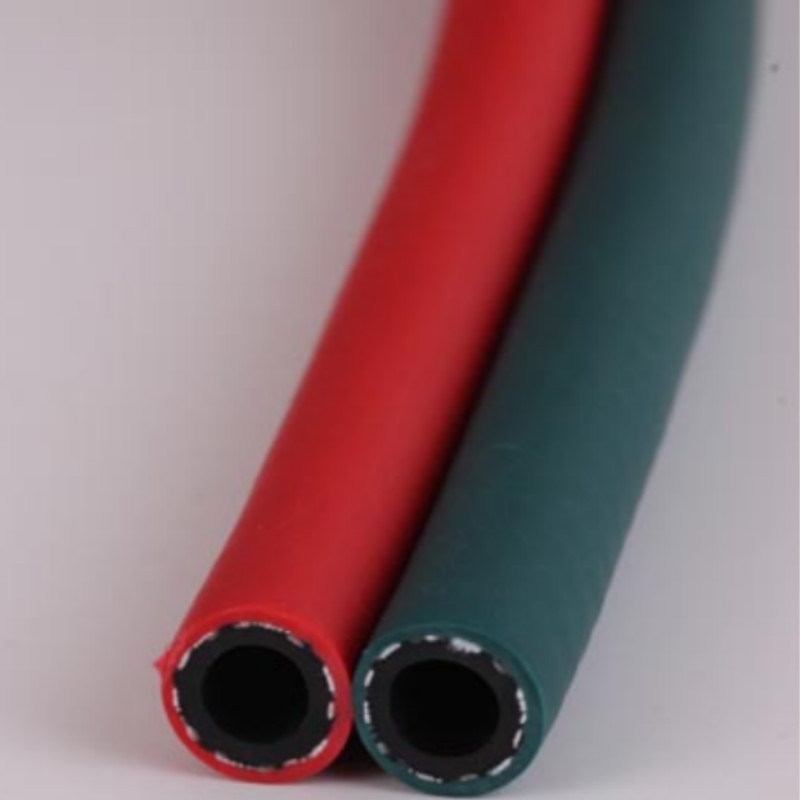 Plásticos Tubos de goteo de gas de aire de doble soldadura flexible flexible de 8 mm con accesorio de tubería de PVC