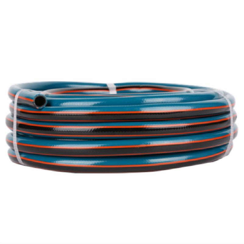 Manguera de pvc flexible de agua de jardín trenzado colorido de 3 capas