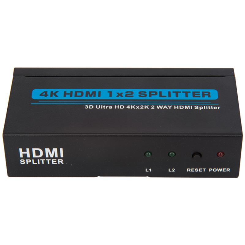 V1.4 2 puertos HDMI 1x2 Splitter 3D Ultra HD 4Kx2K / 30Hz