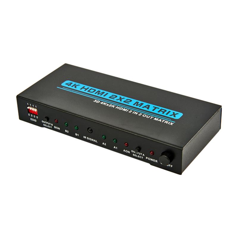 V1.4 4K / 30Hz Matriz HDMI 2x2 con soporte EDID 3D Ultra HD 4Kx2K