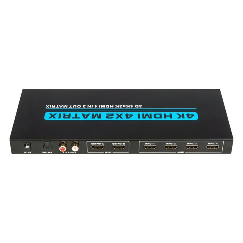 V1.4 4K / 30Hz Matriz HDMI 4x2 con soporte EDID 3D Ultra HD 4Kx2K