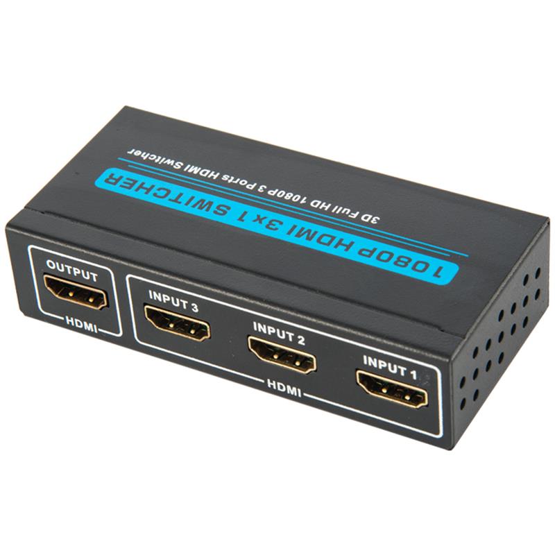 V1.3 HDMI 3x1 Switcher Soporte 3D Full HD 1080P