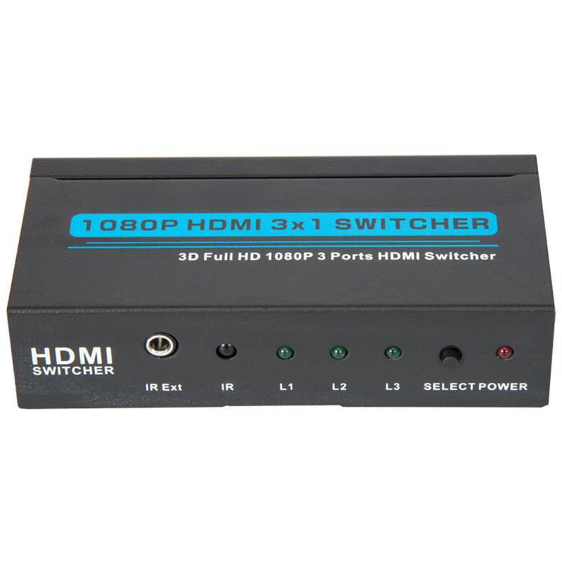 V1.3 HDMI 3x1 Switcher Soporte 3D Full HD 1080P