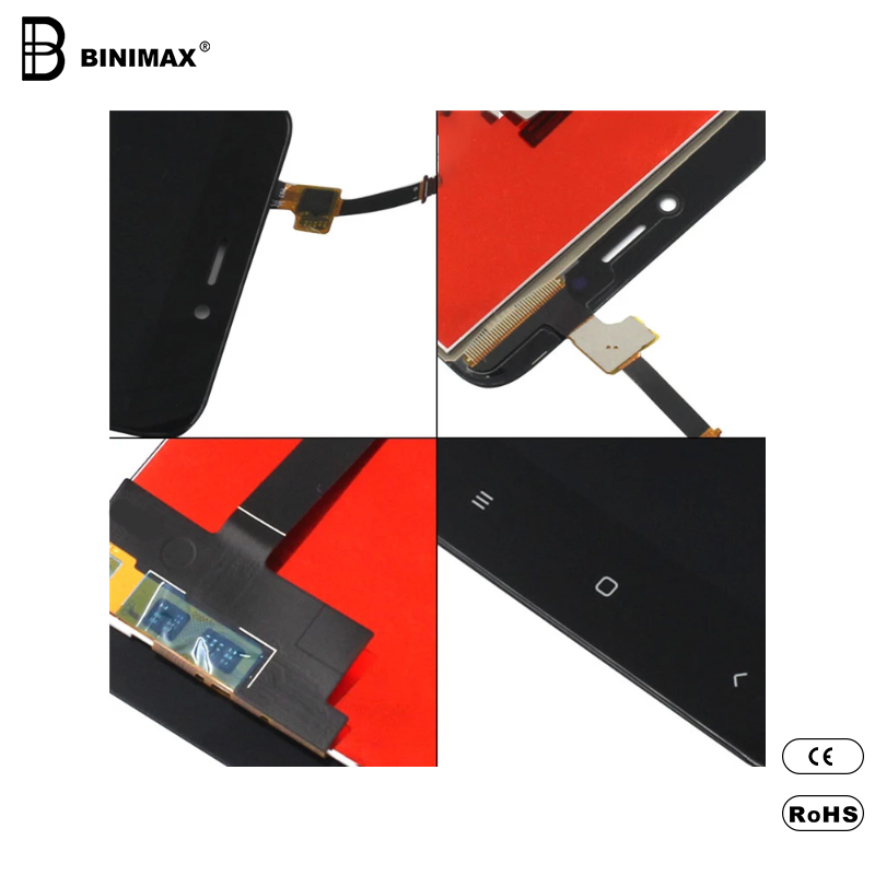 Teléfonos celulares binamax, pantalla de cristal líquido TFT, para redmi - 4x.