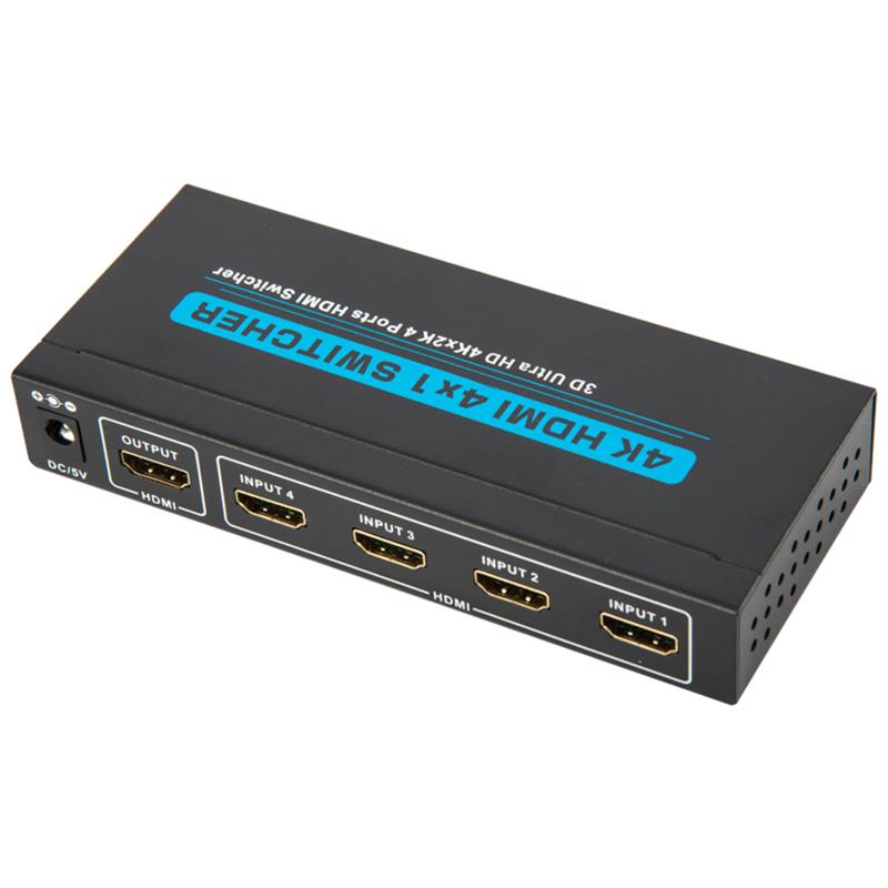 V1.4 4K / 30Hz HDMI 4x1 Switcher Soporte 3D Ultra HD 4K * 2K / 30Hz