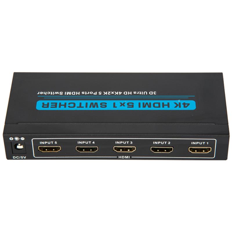 V1.4 4K / 30Hz HDMI 5x1 Switcher Soporte 3D Ultra HD 4K * 2K / 30Hz