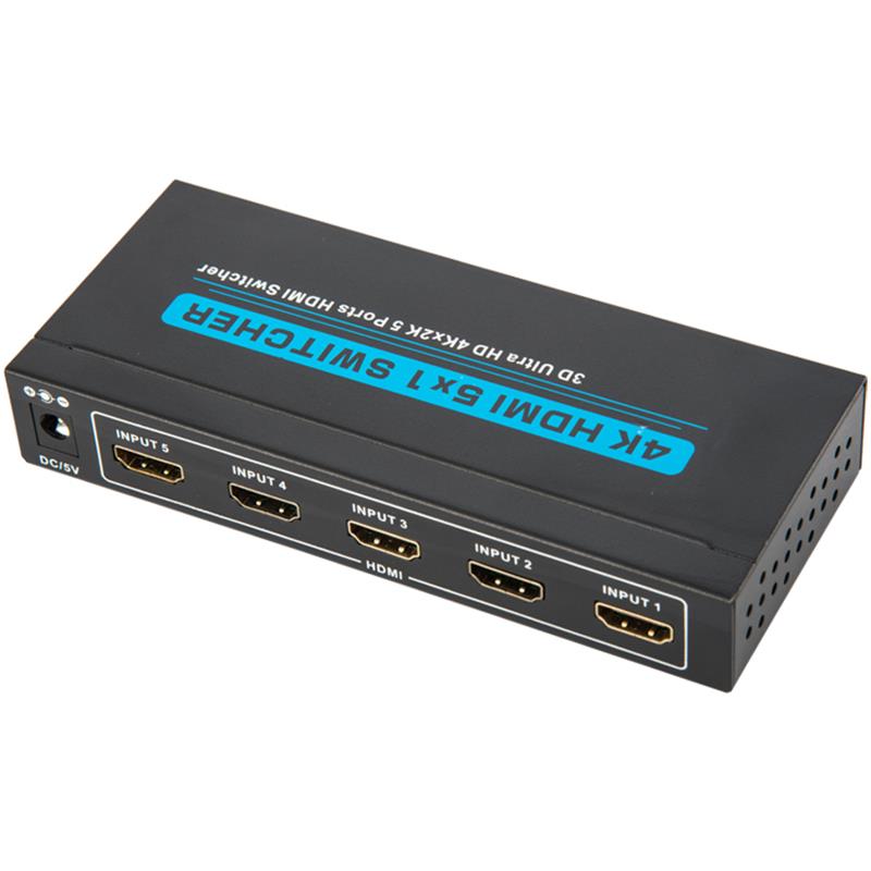 V1.4 4K / 30Hz HDMI 5x1 Switcher Soporte 3D Ultra HD 4K * 2K / 30Hz