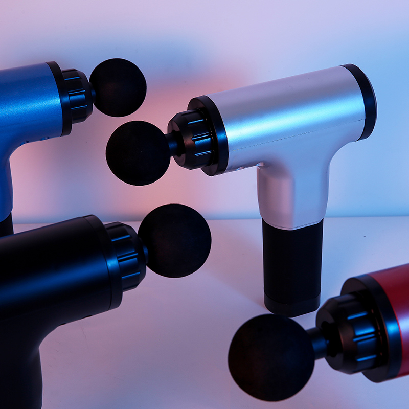 12V Muscle Relax Massager Pistola de masaje Vibrador de mano Massager Fascia Gun