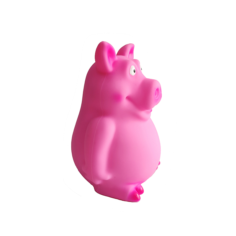 Nuevo diseño de silicona pet toy pot belly dog ​​con chirrido para masticar