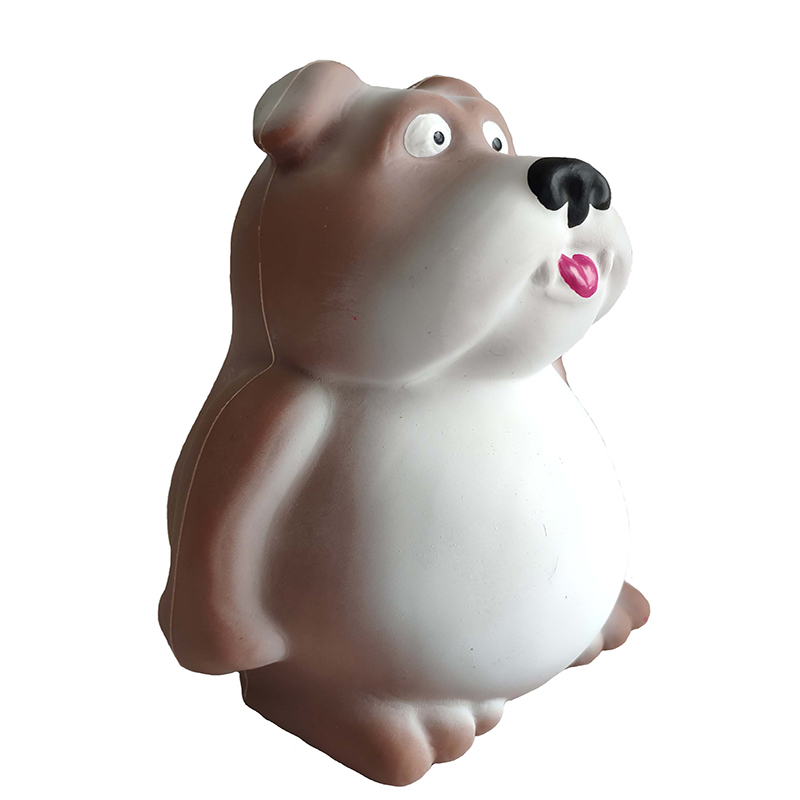 Nuevo diseño de silicona masticar perro de juguete pot barriga mascota masticar juguete