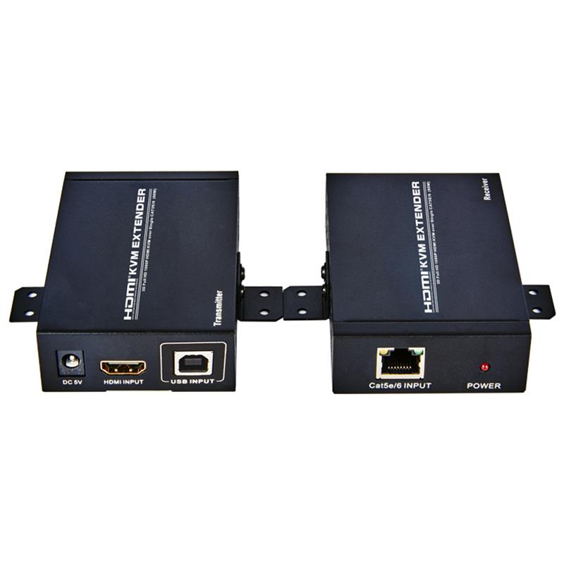 HDMI KVM Extender 60m sobre Single cat5e / 6 Soporte Full HD 1080P