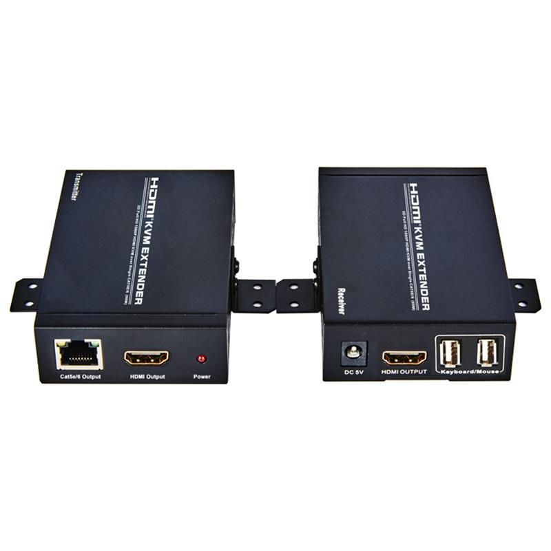 HDMI KVM Extender 60m sobre Single cat5e / 6 Soporte Full HD 1080P