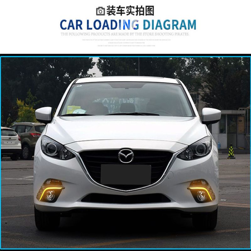 Mazda 3 axela 2014 - 2016 semáforos, Mazda 3 axela DRL foglamp