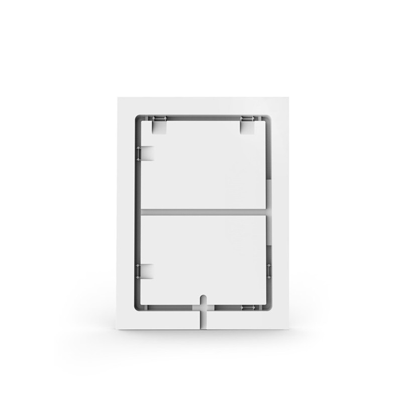 Pared vertical LED baño espejo inteligente con altavoz Bluetooth función de temperatura del reloj