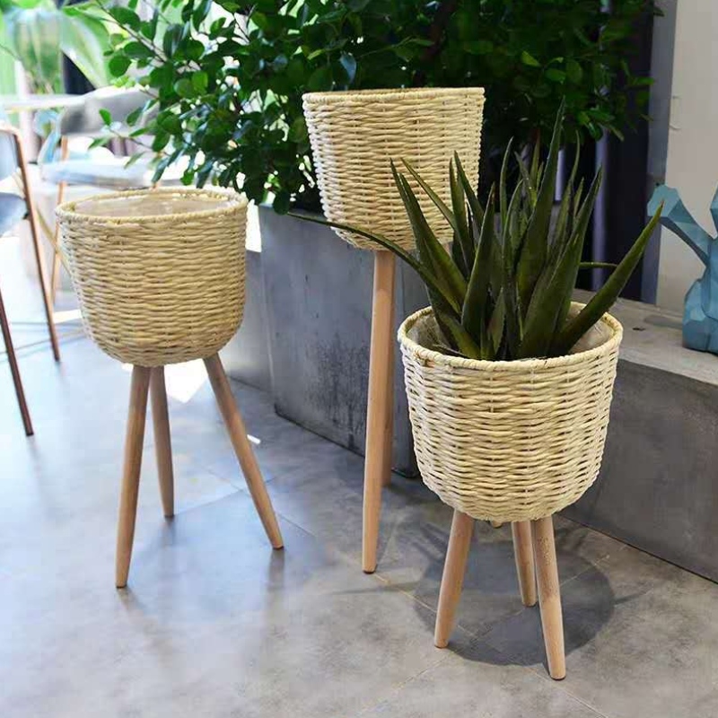 Conjunto de 3 soportes para macetas