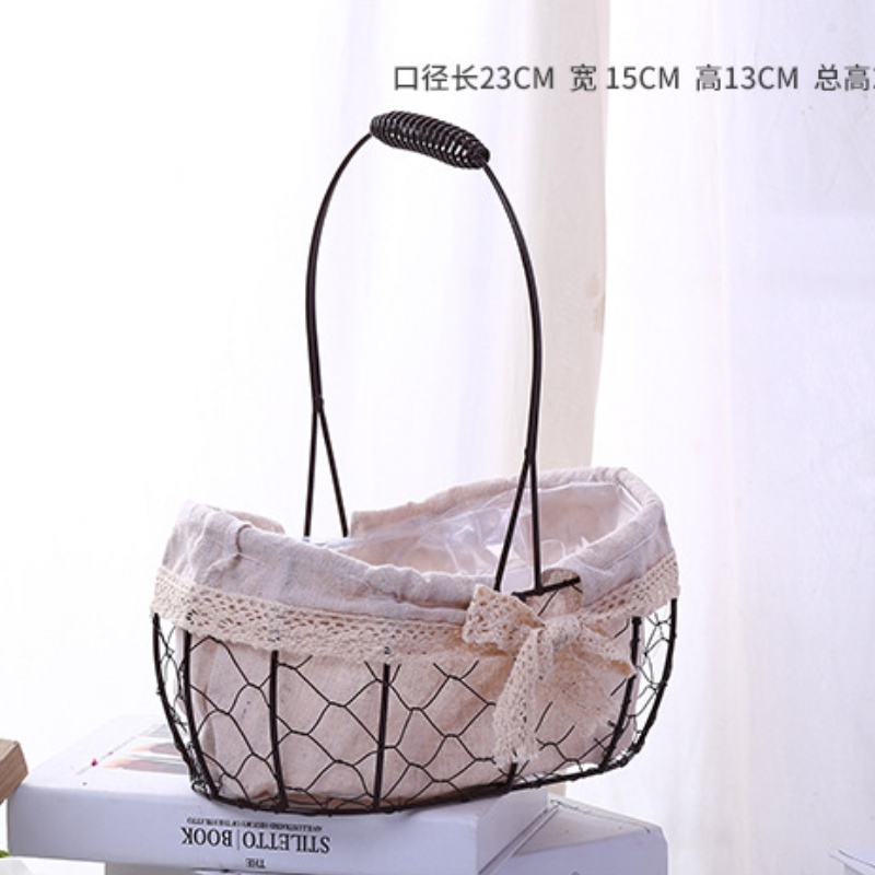 Cesta de alambre floral