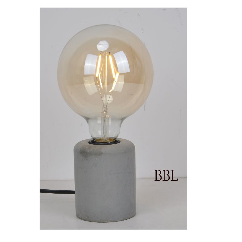 Sobremesa con columna pequeña base de hormigón