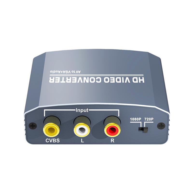 A / V a VGA + Stereo Converter Up Scaler 720P / 1080P