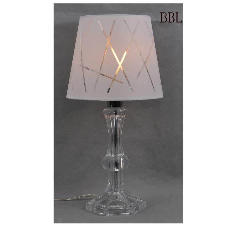 Lámpara de acero transparente