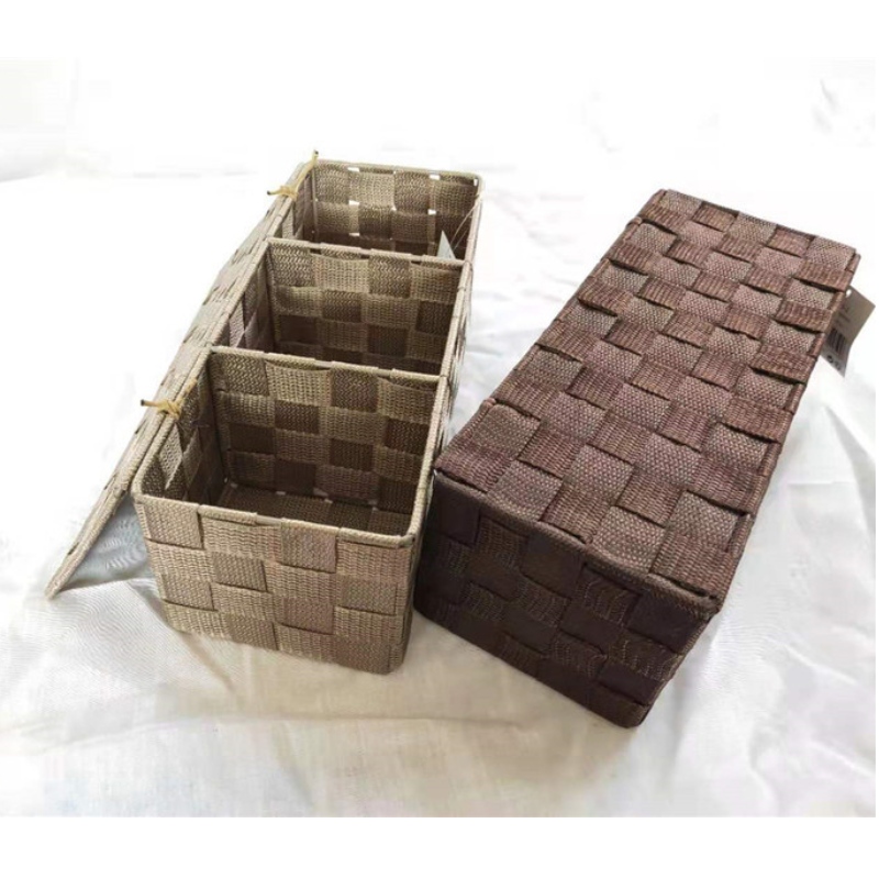 Cesta de tela para decoración del hogar