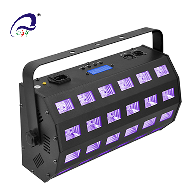 Luz negra LED - uv24dled ultravioleta, para discotecas y Navidad