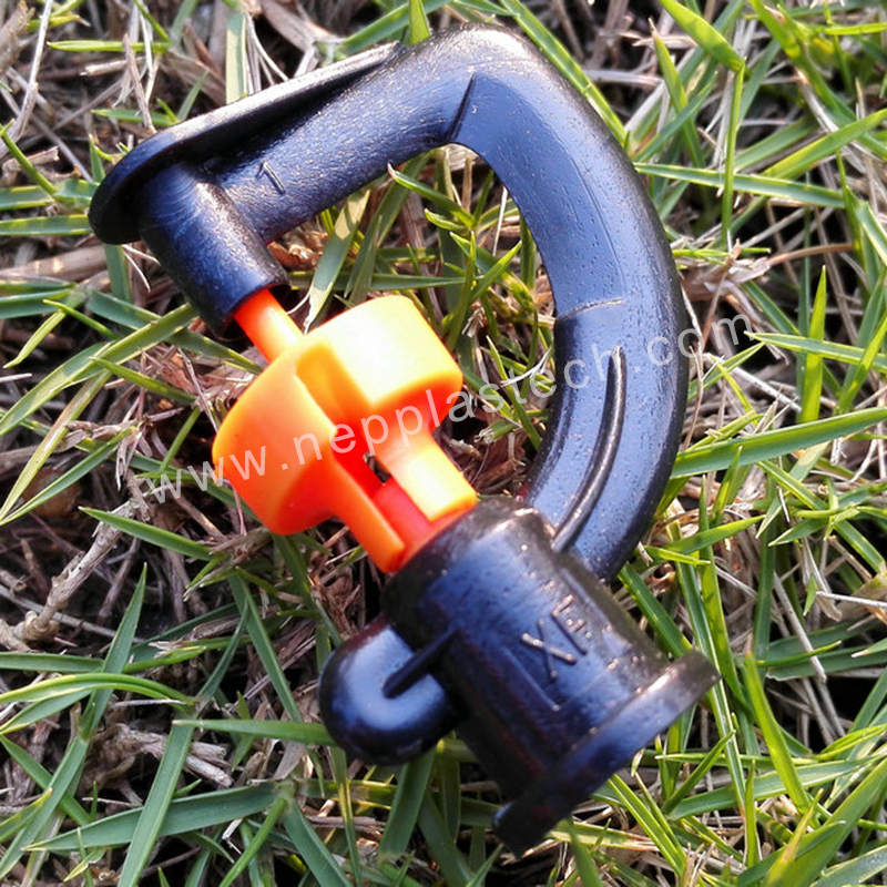 Orchard sistema de riego automático micro aspersores rotativos