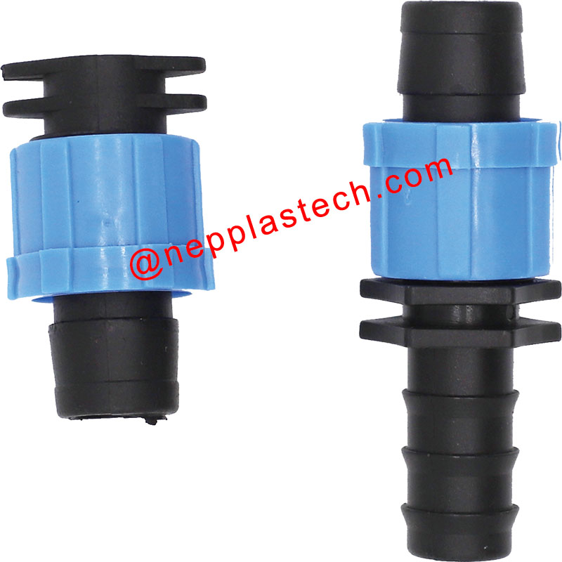 agricultura planta agrícola componentes de riego por goteo Dn16mm conectores de cinta de goteo
