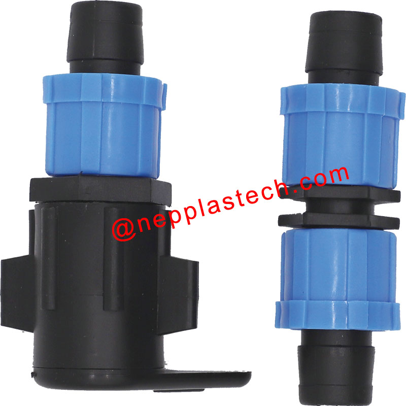 agricultura planta agrícola componentes de riego por goteo Dn16mm conectores de cinta de goteo