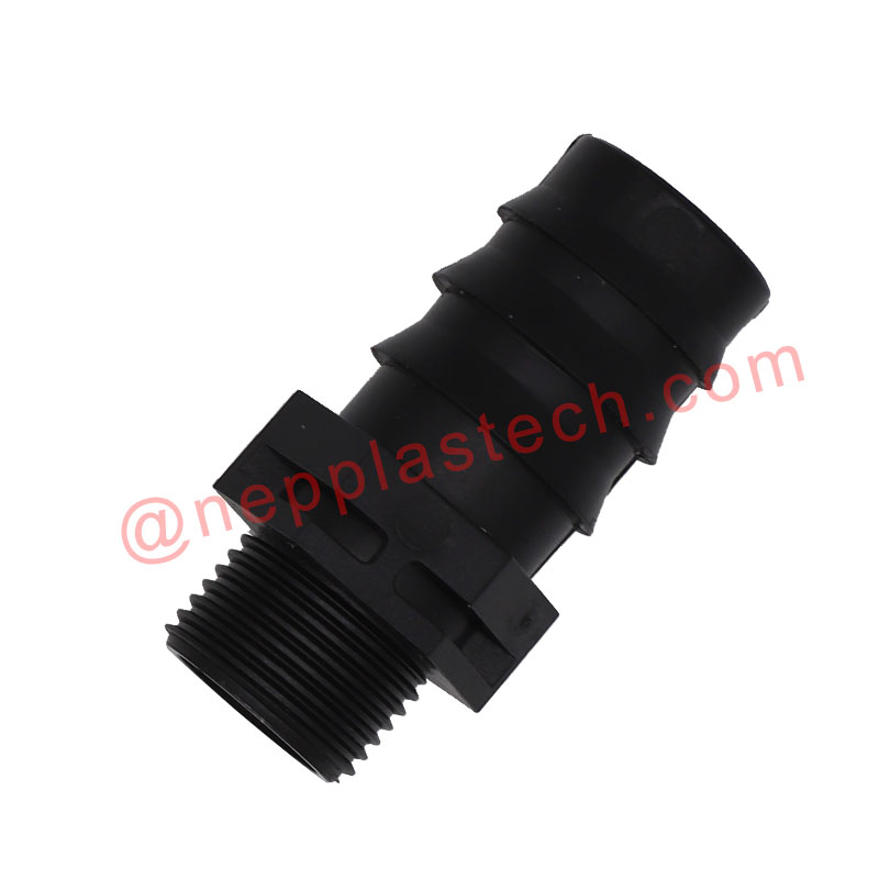 riego de jardines riego por goteo conectores de tubería de PE conectores de manguera de goteo DN20mm