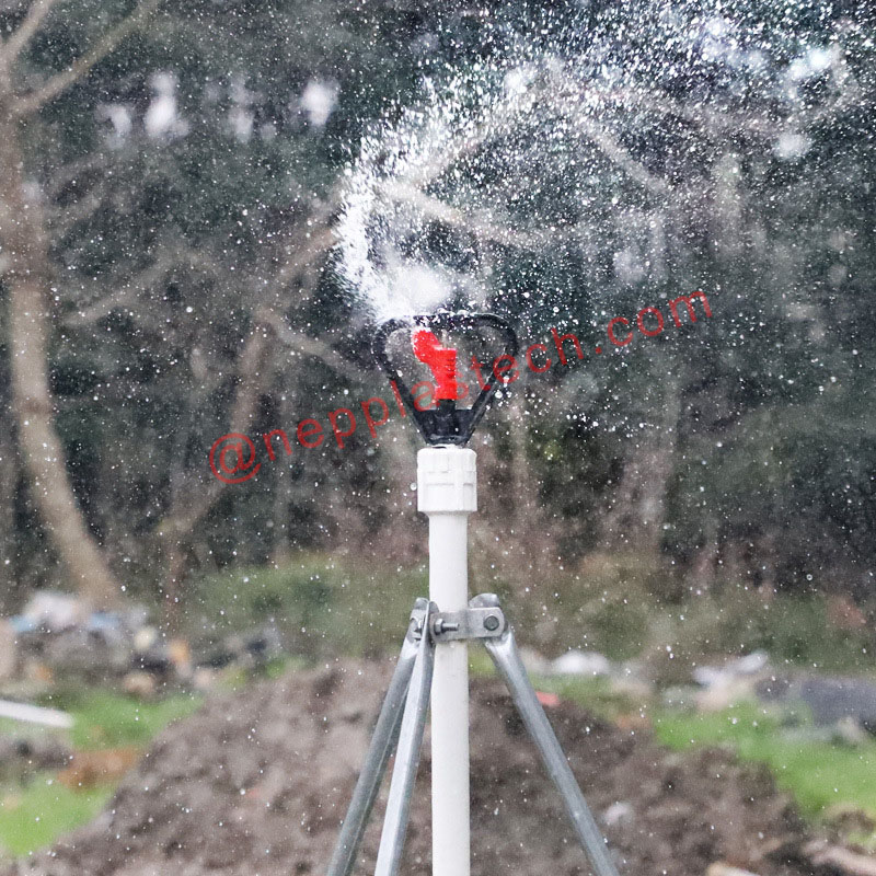 1\/2 pulgada en forma de mariposa huerto y jardín césped riego automático rotación aspersor