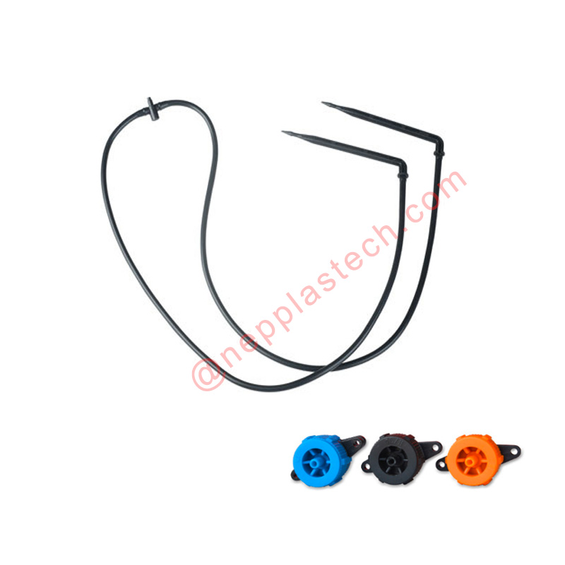 plantación de huertos microaspersores de riego por aspersión rociadores de flecha en línea goteros para maceta