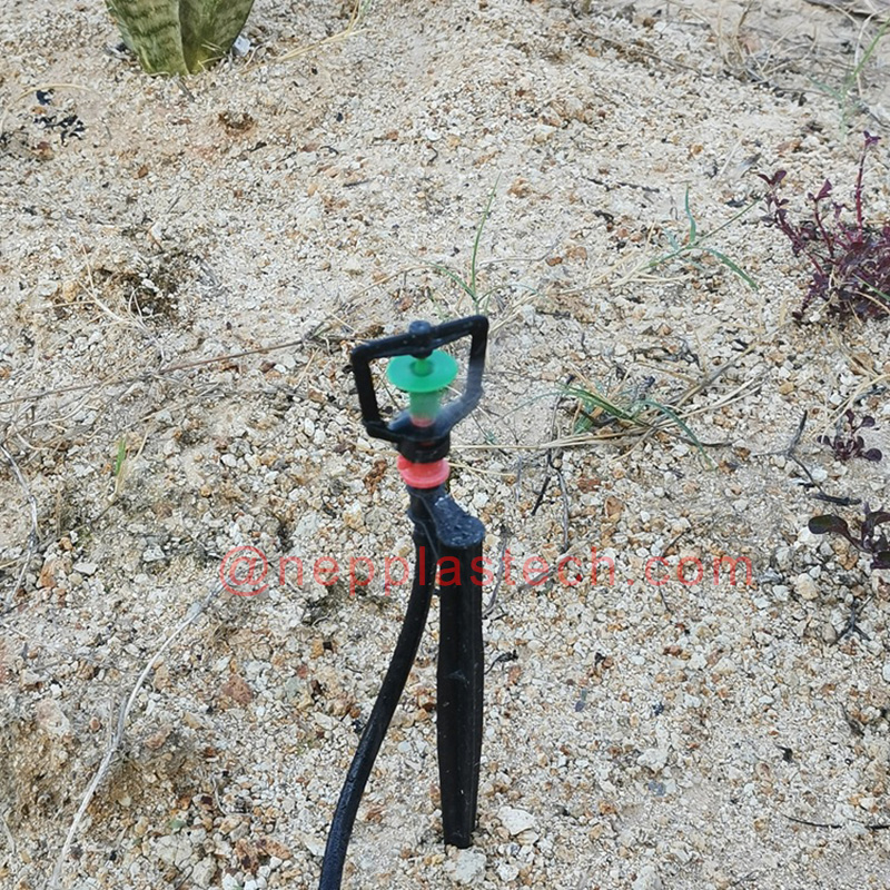 accesorios del sistema de riego solar estacas de microaspersor negro de 15 mm a 60 mm