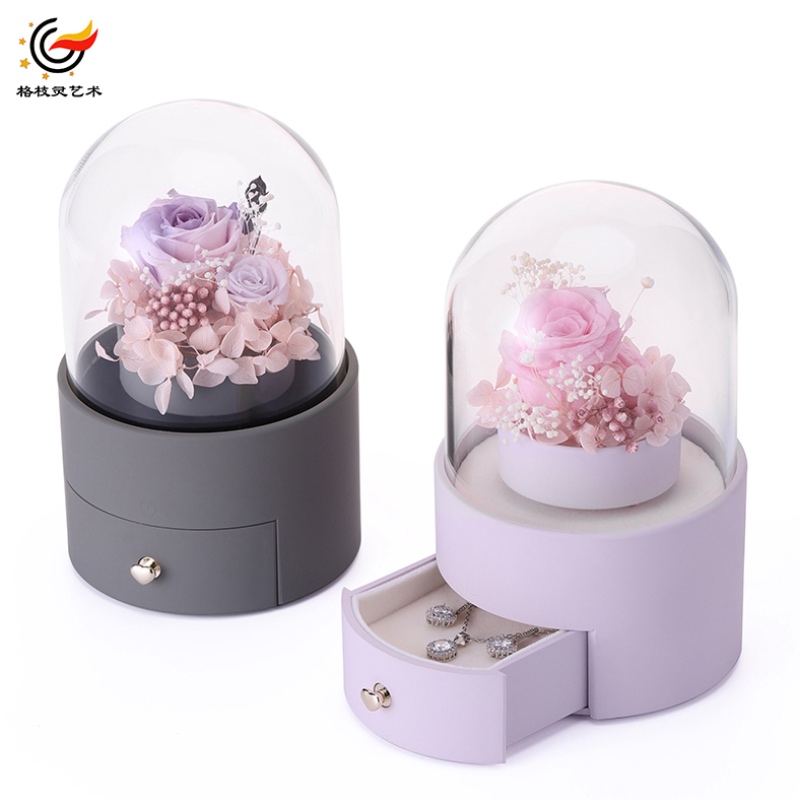 GL-PA0005 Caja de regalo con flor