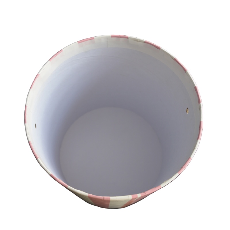 GL_PA0027 flor de barril caja de tubo de caja de papel redonda para vestido de niños