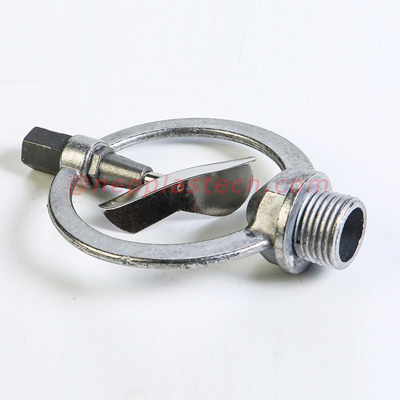 1\/2 pulgada de aleación de zinc mariposa auto rotar lluvia spray riego por aspersión de césped riego y jardinería riego por aspersión