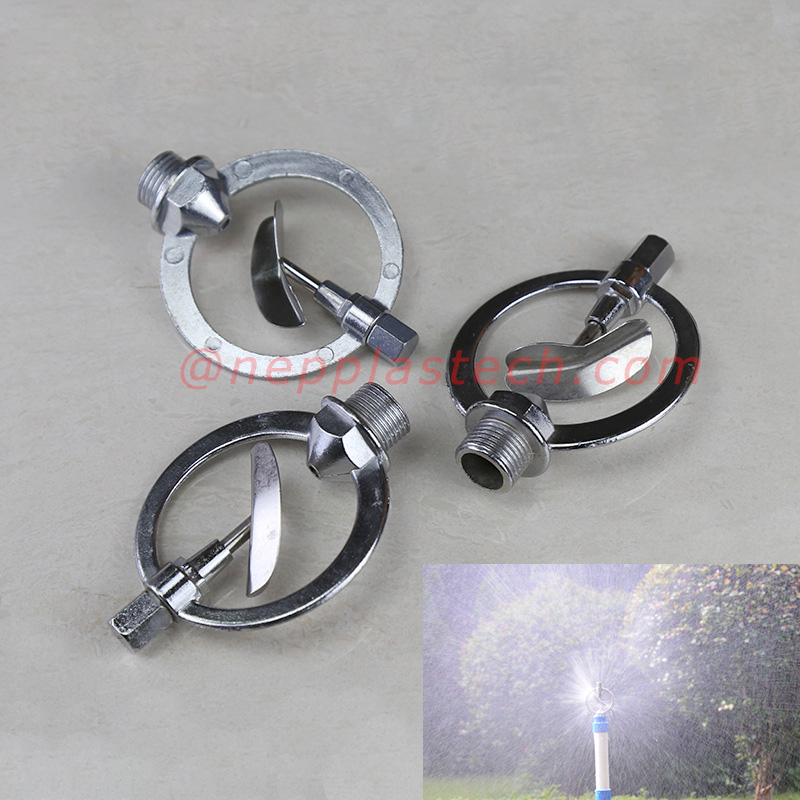 1\/2 pulgada de aleación de zinc mariposa auto rotar lluvia spray riego por aspersión de césped riego y jardinería riego por aspersión