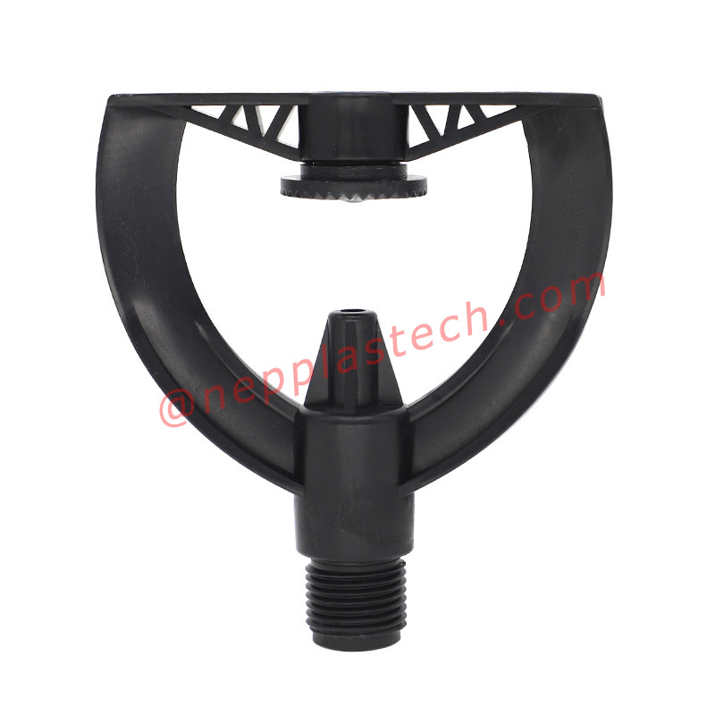 riego de paisaje de media pulgada rociadores refractivos césped riego automático boquillas de pulverización de mariposa de plástico