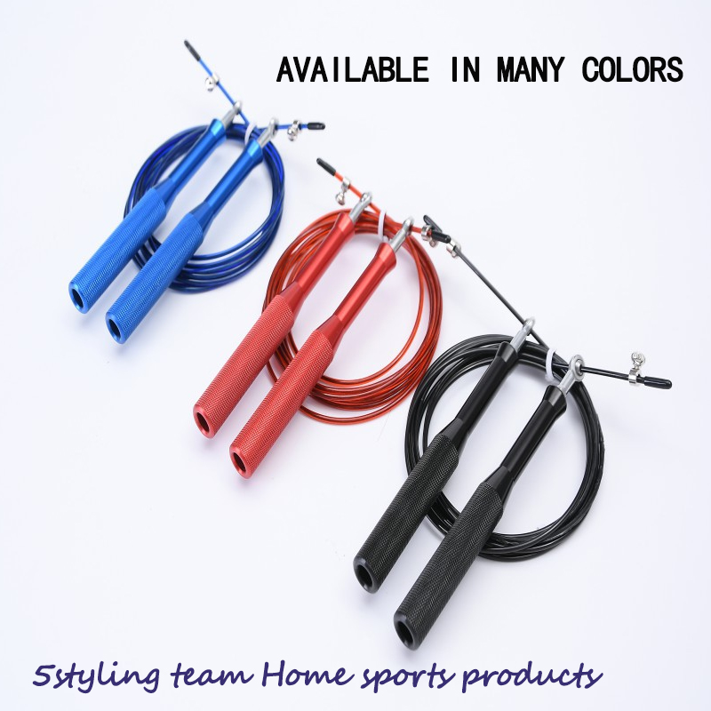 Planta de salto directo, gimnasia con carga, salto de cuerda, aleación de aluminio, mango, alambre de acero.