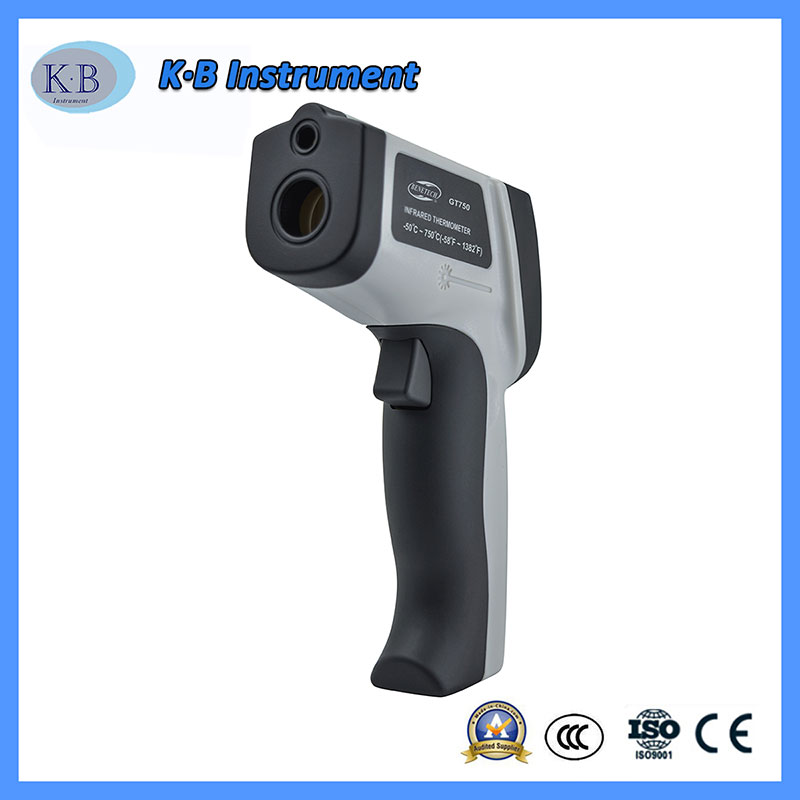 Color gt750 infrarrojo termómetro digital China Factory Industry mayorista