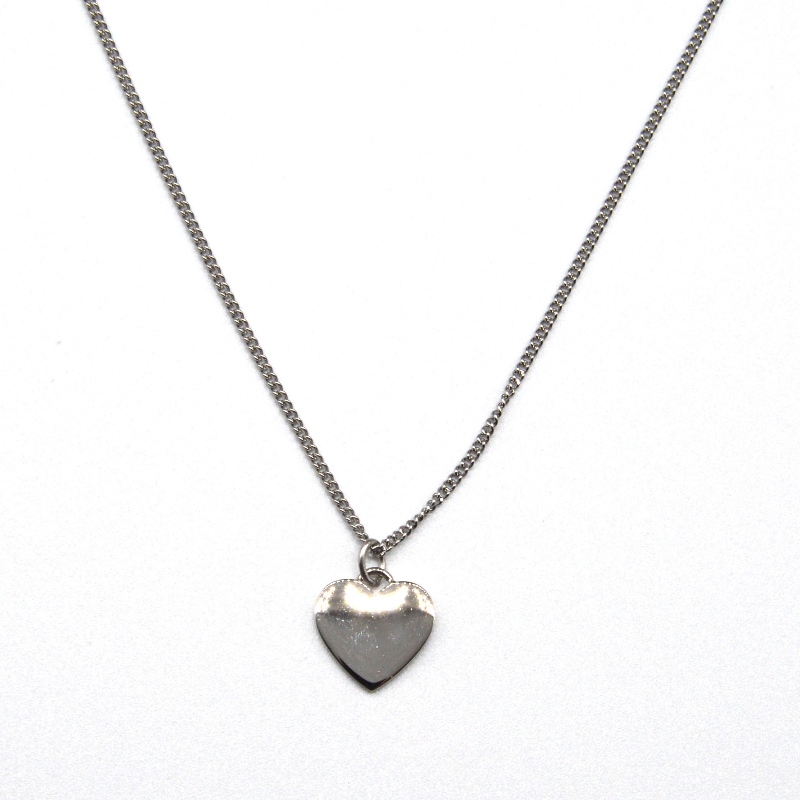 Collar colgante en forma de corazón de acero inoxidable rfbnck0177