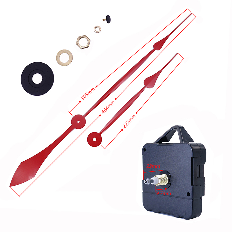 Máquina de reloj de cuarzo HR1688 de 15 mm y manecillas de reloj de aluminio