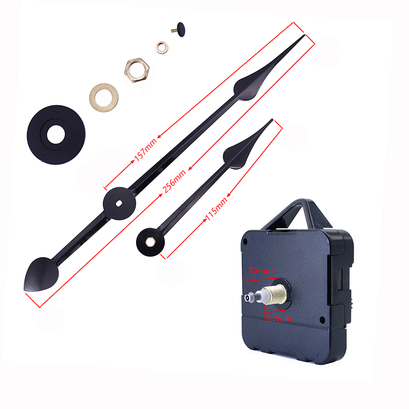 Máquina de reloj de cuarzo HR1688 de 15 mm y manecillas de reloj de aluminio