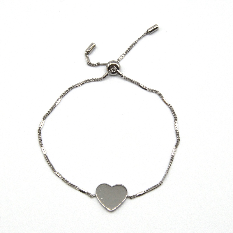 Pulsera corazón de acero inoxidable rfbbg1779