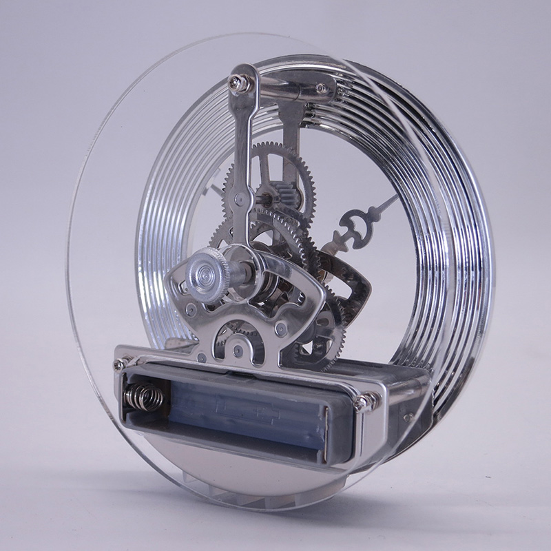 fabricante de chiinese 86MM plata reloj esqueleto inserto