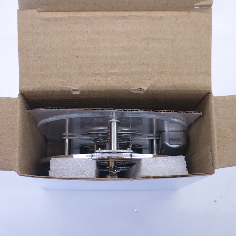 fabricante de chiinese 86MM plata reloj esqueleto inserto