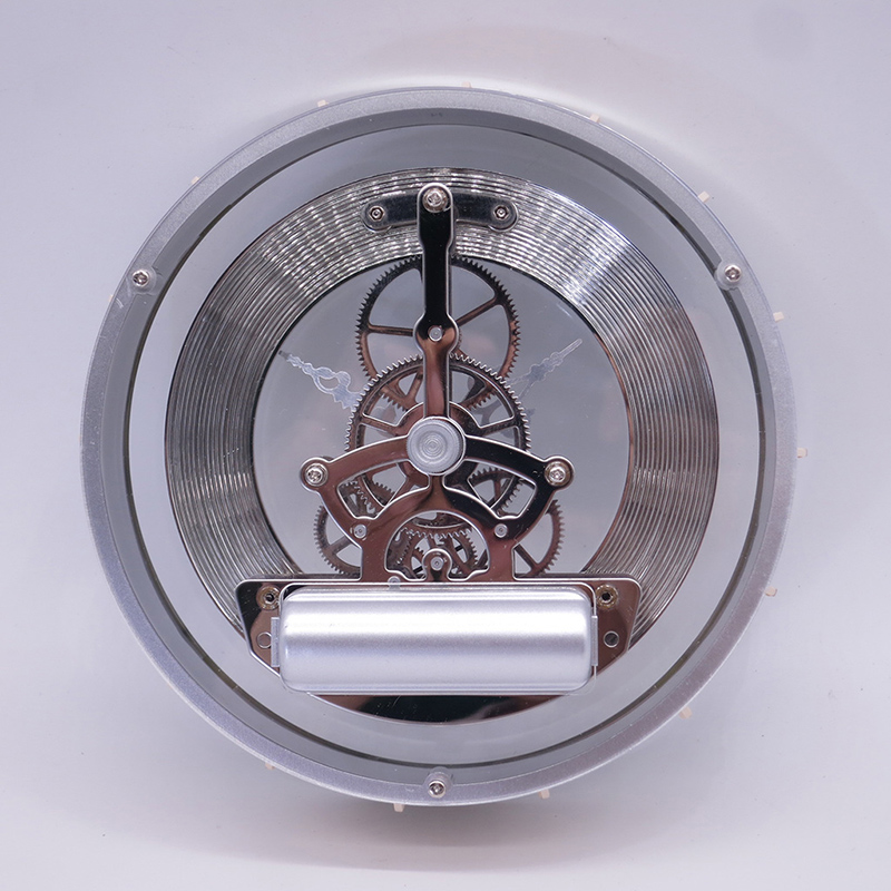 diámetro 149MM plata esqueleto reloj insertar parte del reloj