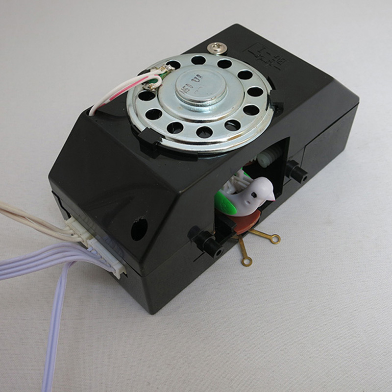 Venta caliente kit de reloj de cuco piezas de reloj mecanismo de movimiento de sonido de pájaro de cuco