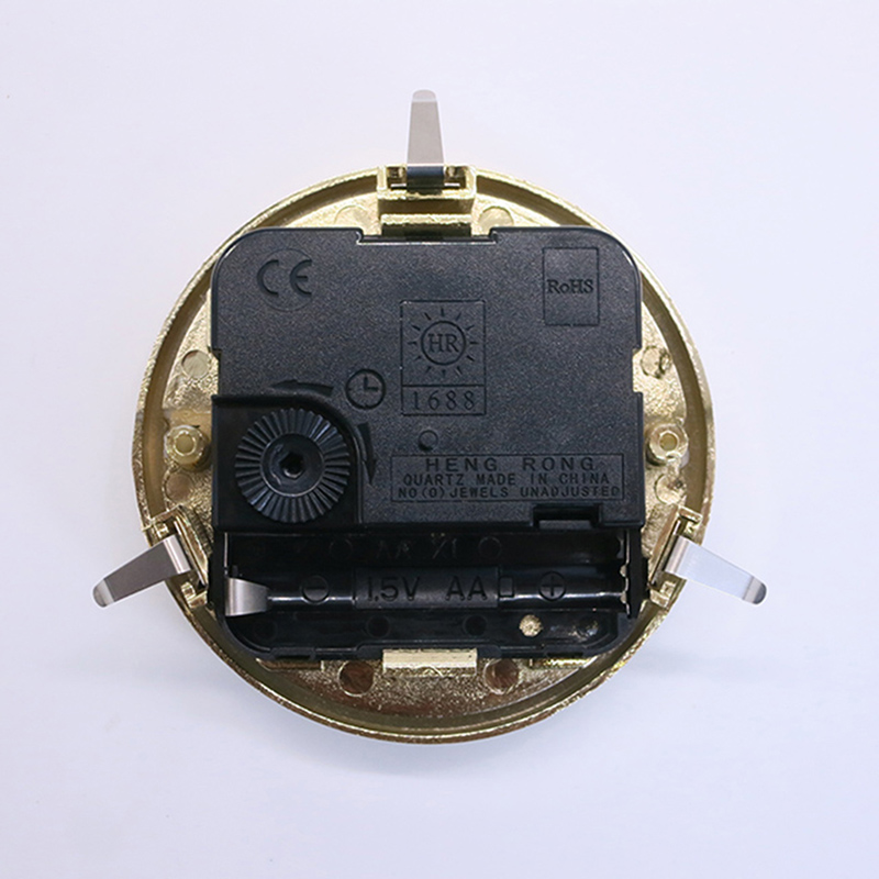 inserción de reloj de pared de oro de 75 mm de diámetro