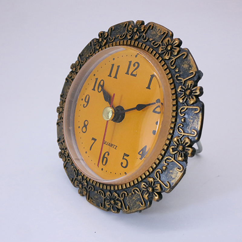 Diámetro 80MM Ciruela Reloj de pared antiguo inserto